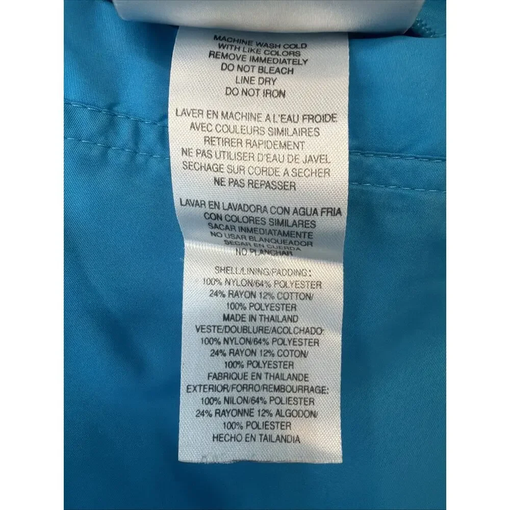 Vtg Adidas Reversible Aqua/Gray Hooded Jacket‎ Sz Large Retro Windbreaker Y2K